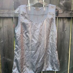Lana Lee petite silver top sz. 8